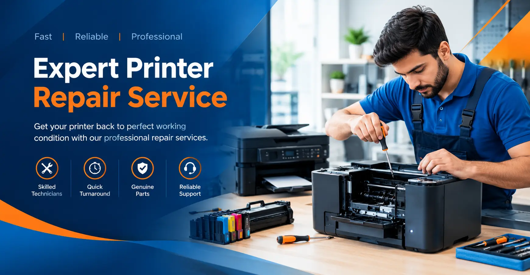 Printers Usa printer repair banner